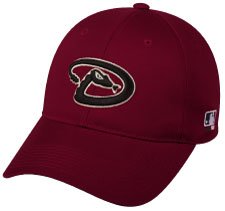 MLB ADULT Arizona DIAMONDBACKS Home Red Hat Cap Adjustable Velcro TWILL