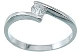 925 Sterling Silver Brilliant Cut Solitaire CZ Ring