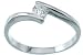 925 Sterling Silver Brilliant Cut Solitaire CZ Ring