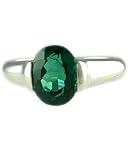 Bask Oval Green Quartz Ring