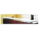 Review Mayline Company  / Napoli Veneer Glass Reception Counter, 86 1/2W x 15 1/4D (TIFNRDC) Category: Wood Desks