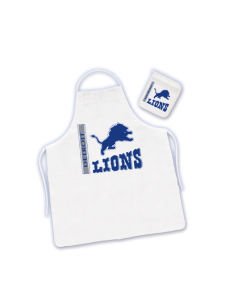 Detroit Lions Apron and Mitt Set