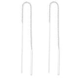 Sterling Silver Threader Earrings QE3894
