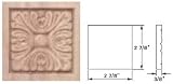 Hafele Acanthus Onlay (194.75.132) 3/8 x 2-7/8 x 2-7/8, Maple
