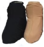 Black Lycra Skate Boot Covers