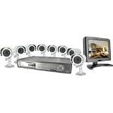 SVAT CLEARVU3 Web Ready 16 Channel Deluxe DVR Security System with 8 LCD Screen & 8 Indoor/Outdoor Hi-Res Night Vision Surveillance Cameras
