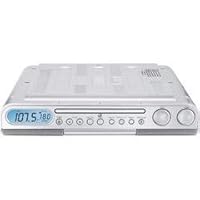 GPX KC218S Under Cabinet CD Player with AM/FM Stereo Radio and Digital Readout
