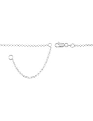 Sterling Silver Adjustable Rolo Chain, 20