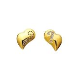 BO dor&eacute;es coeur souffl&eacute; - bijoux Femme Guess