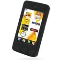 OLIVIASPHONES LG KP500 COOKIE BLACK HYBRID SOFT TOUCH COVER SKIN CASE