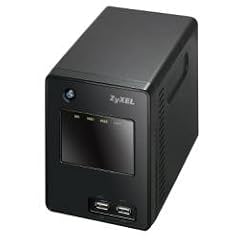 Zyxel NSA-220 Plus Home Appliance NAS Unit Support for 2 SATA Hard Drives 3TB and DLNA 1.5