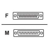 APC - Serial cable - DB-25 (M) - DB-25 (F)