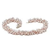 Cultured Freshwater Pink Pearl Twisted Choker