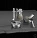 Shaving Shave Set Mach 3 Razor Badger Brush w/Stand on Soap Dish