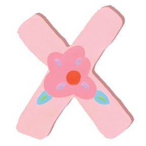 21RPGKrOgML Wooden Letter   X   Pastel