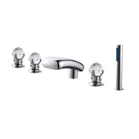 Comtemporary Tub Faucet with Hand Shower