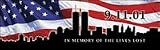911 Memorial rear window graphic