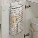 AXIS OVER CABINET BAG HOLDER (Chrome) (15"H x 8"W x 4"D)