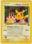 Pokemon Birthday Pikachu - Holofoil Black Star Promo Card # 24 From the Wotc Mail Giveaway