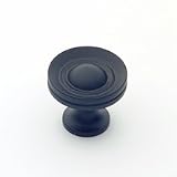 1 Dia Matte Black Knob