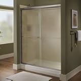 American Standard Frameless By-Pass Steam Mist Glass 65-1/2 Shower Doors withTowel Bars for 39 to 43 Opening AM00335.430.094T2