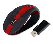 SwissGear Daytona II Wireless Optical Mouse (Red and Black)