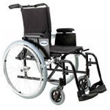Drive Medical Cougar Ultralight Wheelchair Adjustable Height 18 Inches Desk Arm Swing-away Footrests -1Ea