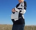 Baby Be Mine Maternity Belly Band (Size 2, Black)