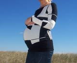 Baby Be Mine Maternity Belly Band (Size 2, Black)