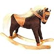 Plush Brown Rocking Horse Made in Poland