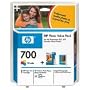 HP 700 Ink and Paper Value Pack for 325/375 Compact Photo Printer (4x6, 125 Sheets)