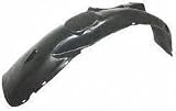 01-05 VW VOLKSWAGEN PASSAT FRONT SPLASH SHIELD LH (DRIVER SIDE), 4.0L Eng (New Style) (2001 01 2002 02 2003 03 2004 04 2005 05) V222122 3B7809962A01C