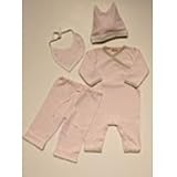 Sckoon Organic Cotton Kimono Body Suit Gift Set - Rose