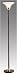 Tools & Hardware : Grandrich G-1070 BLK Torchiere Floor Lamp with Plastic Shade in Black