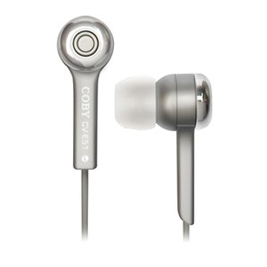Coby Jammerz High-Performance Isolation Stereo Earphones CVE52SVR (Silver)