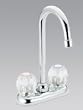MOEN Chateau 2H Knob Bar Faucet CHROME/CRYSTAL 4910