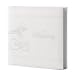 Pioneer Embroidered Scroll and Wedding Sewn Leatherette Cover Photo Album, Ivory