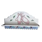 Little Ballerina Shelf - Wall Shelf with Pegs