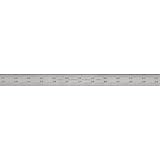 Starrett CB36-4R Combination Square Blade With Inch Graduations, Sets And Bevel Protractors, Satin Chrome Finish, 4R Graduation, 1" Width, 3/32" Thickness, 36" Size