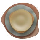 Seaglass Freeform Wave Plate (Celedon)