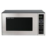 Sharp R-530ES 2-Cubic-Foot 1200-Watt Microwave, Stainless Steel and Black