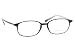 COMPUTER GLASSES WITH CLEAR POLYCARBONATE DOUBLE SIDED ANTI-REFLECTIVE COATING, SCRATCH COATING AND UV PROTECTION - BLACK PLASTIC FRAME - 51-18