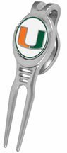 Miami Hurricanes Kool Tool With Golf Ball Marker Of 2)