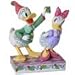 Jim Shore Disney Traditions Holiday Donald and Daisy Duck Figurine "Mistletoe Moment" 4011039