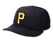 New Era Pittsburgh Pirates Pinch Hitter Wool Replica Adjustable Cap (Black)