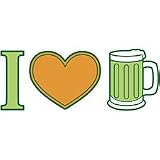 I Love Beer-Irish Adult T-Shirt