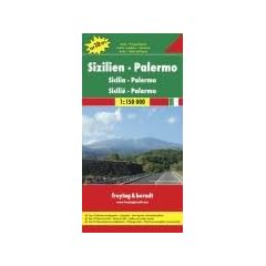 Freytag Berndt Autokarten, Sizilien-Palermo Top 10 Tips - Ma�stab 1:150 000: Top 10 Tips Sehensw�rdigkeiten. Top Citypl�ne. Ortsregister mit Postleitzahlen