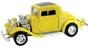 1932 Ford Coupe Yellow American Graffiti 1:18 Diecast Model Car