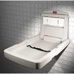 Rubbermaid 7819-88 23 Length x 341 Width x 4 Height Light Platinum Color Vertical Baby Changing Station
