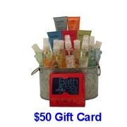 Bath and Body Works Variety Gift Baskets with $50 Gift Card